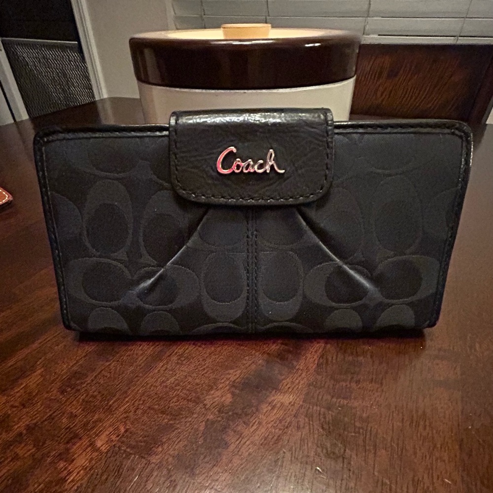 Coach Black Wallet